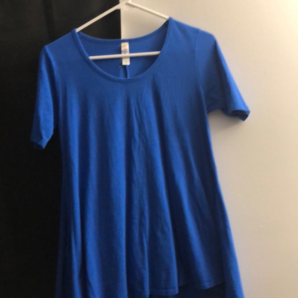Lularoe Perfect T - XXS solid bright blue